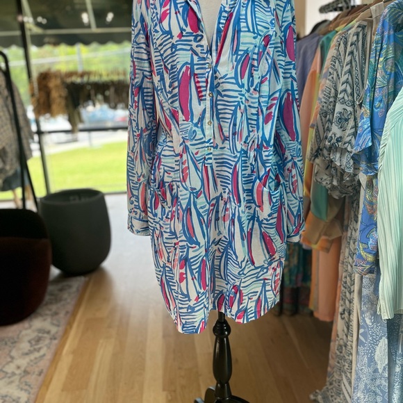 Lilly Pulitzer Red Right Return dress Sanibel RRR XL - Picture 2 of 10